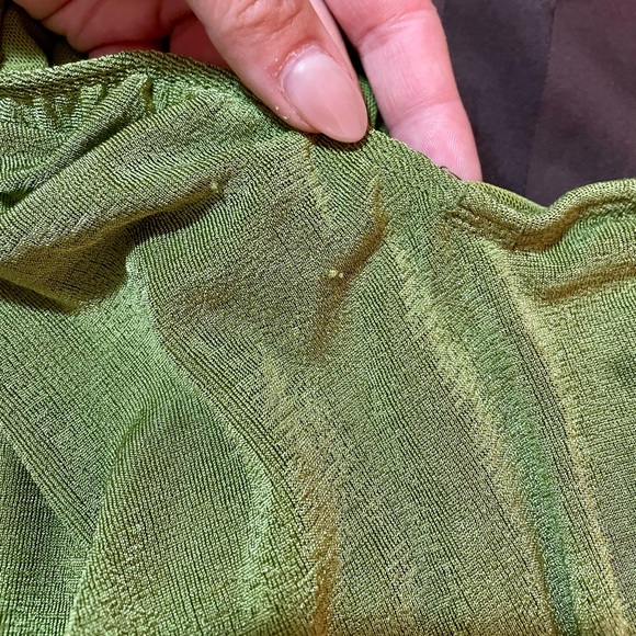 XS Green "The Goddess" Lioness Princess Polly Asymmetrical 90s Midi Dress - Picture 12 of 12